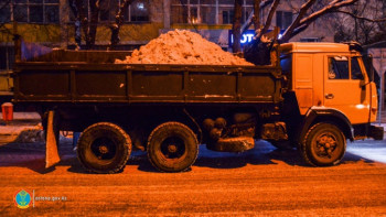 Фотография к новости: Өткен тәулікте Елордадан 19,6 мың текше метр қар шығарылды