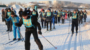 Фотография к новости: Павлодар облысында шаңғымен сырғанаудан жарыс өтті 