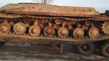 Фотография к новости: Панфилов ауданында жер астынан танкі табылды