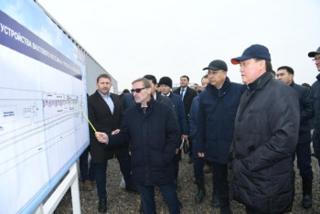 Фотография к новости: Түркістанда стадион, музей жəне медиа-орталықтың құрылысы басталды