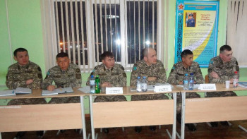 Фотография к новости: «Батыс» өңірлік қолбасшылығында  сержанттар кеңесі өтті 