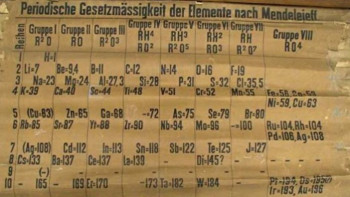 Фотография к новости: Әлемдегі ең көне Менделеев кестесі табылды