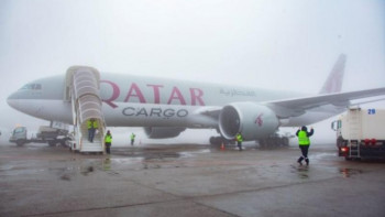 Фотография к новости: Алматыға Катардан алғашқы жүк рейсі келді