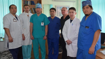 Фотография к новости: Өскеменде тұңғыш рет миға күрделі ота жасалды