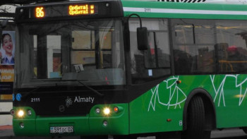 Фотография к новости: Алматыда автобустары терминалдарды әдейі өшіріп келген