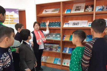 Фотография к новости: Кітапханадағы қайнаған тірлік