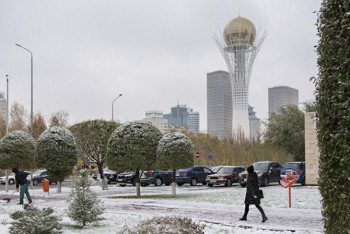 Фотография к новости: Оңтүстік циклоны аязды ысырып тастайды – синоптиктер