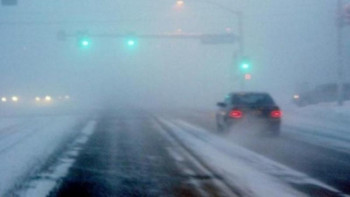 Фотография к новости: Еліміздің бірқатар өңірінде көктайғақ болып, тұман түседі