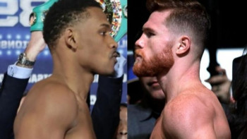 Фотография к новости: «Канело»-Джейкобс жекпе-жегінің жеңімпазына міндетті қарсылас белгіленді