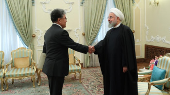 Фотография к новости: Қазақстан Елшісі Иран президентіне сенім грамотасын тапсырды