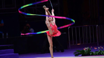 Фотография к новости: Көркем гимнастикадан жастар арасындағы Қазақстан біріншілігі аяқталды