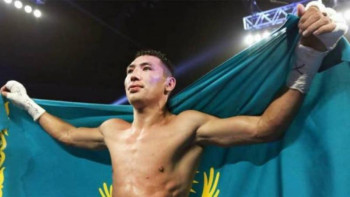 Фотография к новости: "Жаңа деңгей". Сарапшы Әлімханұлының АҚШ-тағы алғашқы нокаутына баға берді