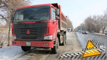 Фотография к новости: Алматы облысында жүк көлігіне соғылған салт атты көз жұмды