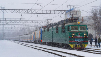 Фотография к новости: Теміржолшылар ауа райының төтенше жағдайында айрықша режимде жұмыс істеуде