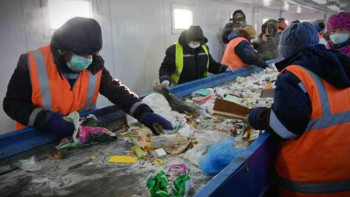 Фотография к новости: Екібастұзда қоқысты өңдейтін мобильді іріктеу желісі іске қосылды