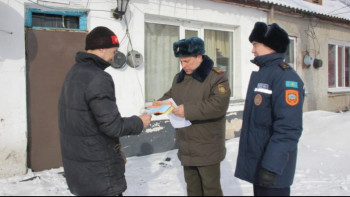 Фотография к новости: Қарағанды облысында ТЖД қызметкерлері 6 мыңға жуық ауланы аралады