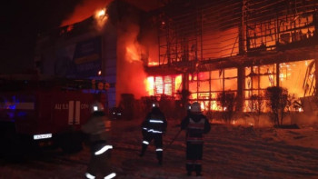 Фотография к новости: Астанада ірі өрт оқиғасы тіркелді