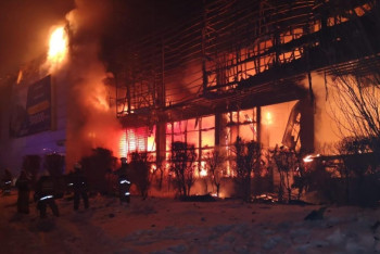 Фотография к новости: Өртенген HighVill ғимараты соңғы рет 2012 жылы тексерілген