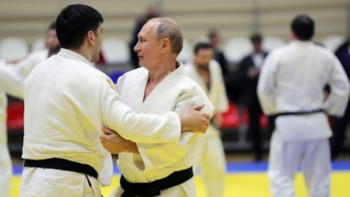 Фотография к новости: Дзюдодан чемпион Путинді жарақаттады