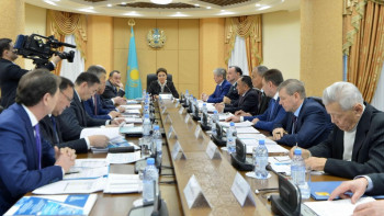 Фотография к новости: Сенатта су қауіпсіздігін қамтамасыз ету мәселелері талқыланды