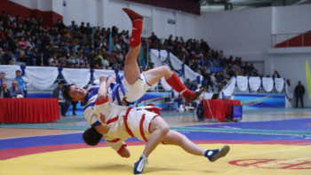 Фотография к новости: Мәскеуде қазақша күрестен Ресей чемпионаты өтті 