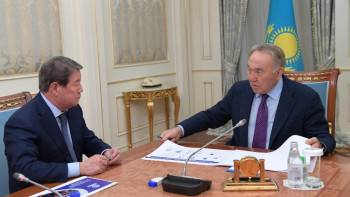Фотография к новости: Елбасы Есімовті қабылдады