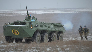 Фотография к новости: Әскери бөлімдерде жауынгерлік атыс-жаттығулары өтуде