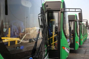 Фотография к новости: Алматыда тағы бірнеше бағдардың автобустары жаңарды