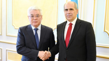 Фотография к новости: Атамқұлов Петер Бурианмен кездесті