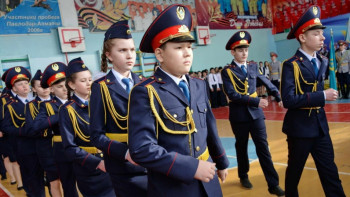 Фотография к новости: Павлодарда жас полицейлердің кадет сыныбы ашылды
