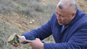 Фотография к новости: Яссауи кесенесіне кірпіш күйдірген пештің орны табылды