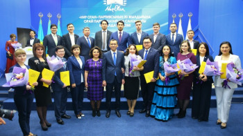 Фотография к новости: Жас нұротандықтар партия қатарына қабылданды