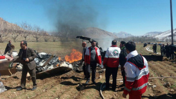 Фотография к новости: Иранда жедел жәрдем тікұшағы құлады