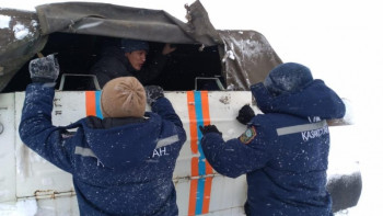 Фотография к новости: Қостанай облысында қар құрсауында қалып қойғандар құтқарылды   