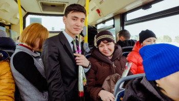 Фотография к новости: Астаналық қыз-келіншектер 8 наурызда қоғамдық көліктерде тегін жүреді