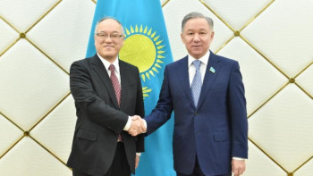 Фотография к новости: Нығматулин Жапонияның Қазақстандағы елшісін ﻿қабылдады