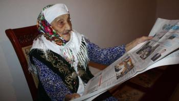 Фотография к новости: Көктем шуағы.  Жүз жасаудың құпиясы