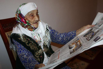 Фотография к новости: Көктем шуағы.  Жүз жасаудың құпиясы