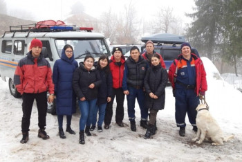 Фотография к новости: Іле Алатауында жоғалған студенттер құтқарылды 
