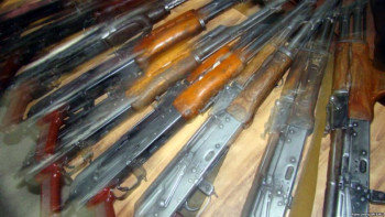 Фотография к новости: Тұрғындардан тәркіленген 500 қару жоюға жіберілді