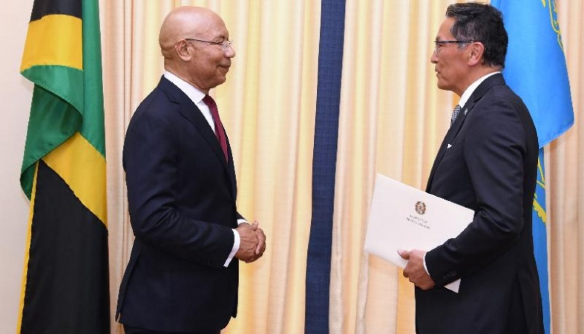 ҚР елшісі Ямайканың генерал-губернаторына сенім грамоталарын тапсырды