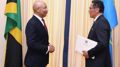 ҚР елшісі Ямайканың генерал-губернаторына сенім грамоталарын тапсырды