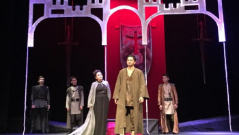 Фотография к новости: Студенттер Шекспирдің туындысын сахналады