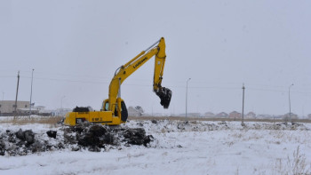 Фотография к новости: Елордада көктемгі су тасқынына дайындық жүргізілуде