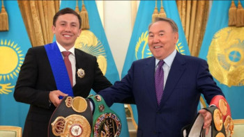 Фотография к новости: GGG Назарбаевқа: Тәуелсіз мемлекет үшін алғыс айтамын