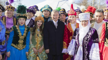 Фотография к новости: Өскеменде Әз-Наурыз «Ұлы даланың жеті қыры» дәстүрінде өтті