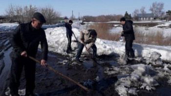 Фотография к новости: Солтүстік Қазақстанда су тасқынының қаупі күшейді