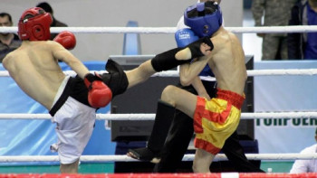 Фотография к новости: Қостанайда кикбоксингтен Қазақстан чемпионаты өтіп жатыр