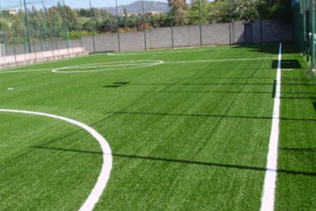 Фотография к новости: Түркістанда футбол алаңдары мен теннис корты ашылады