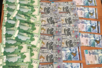 Фотография к новости: Қорғас шекарашылары декларацияланбаған 4 млн теңгені тәркіледі